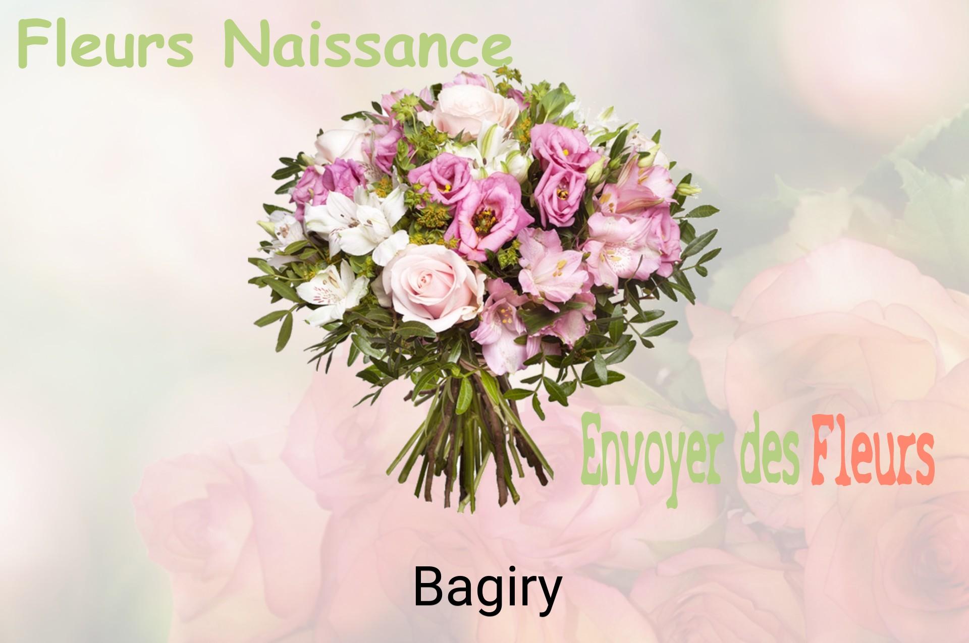 Bouquet de fleurs de naissance livré à Bagiry